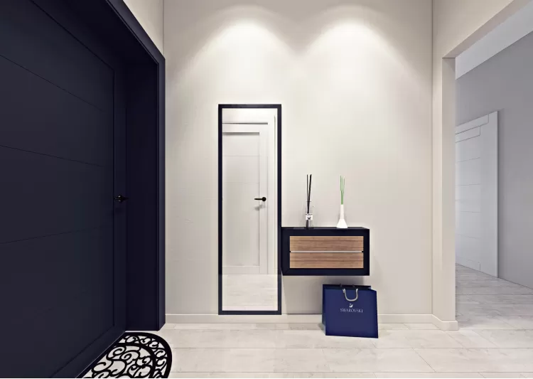 Холл — інтер'єр приватного будинку в сучасному стилі, 180 м.кв — студія дизайну Inerior12