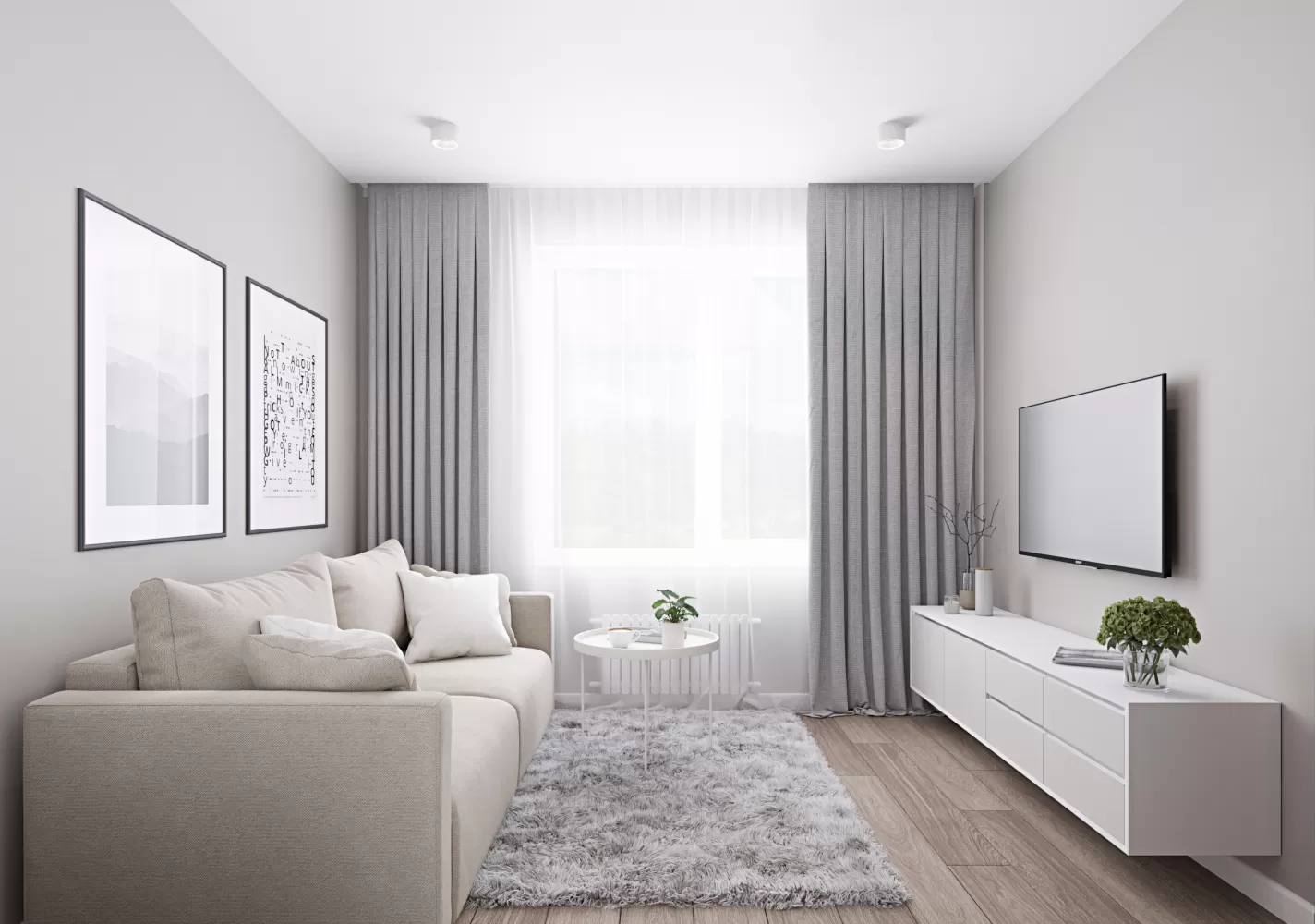 Гостьова кімната - Дизайн-проект котеджу в КМ Зелений Бульвар, 98 м.кв - студія дизайну Interior12