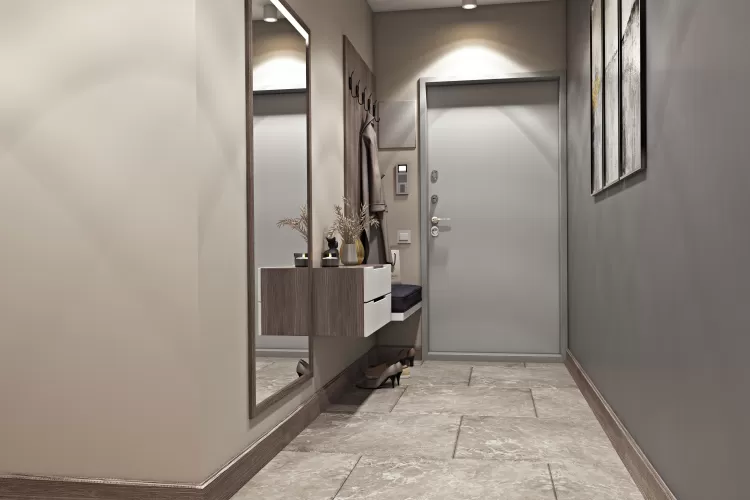 Холл - Дизайн-проект 2-кімнатної квартири, 44 м.кв - студія дизайну Interior12