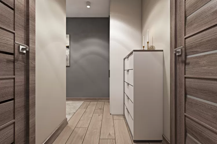 Холл - Дизайн-проект 2-кімнатної квартири, 44 м.кв - студія дизайну Interior12