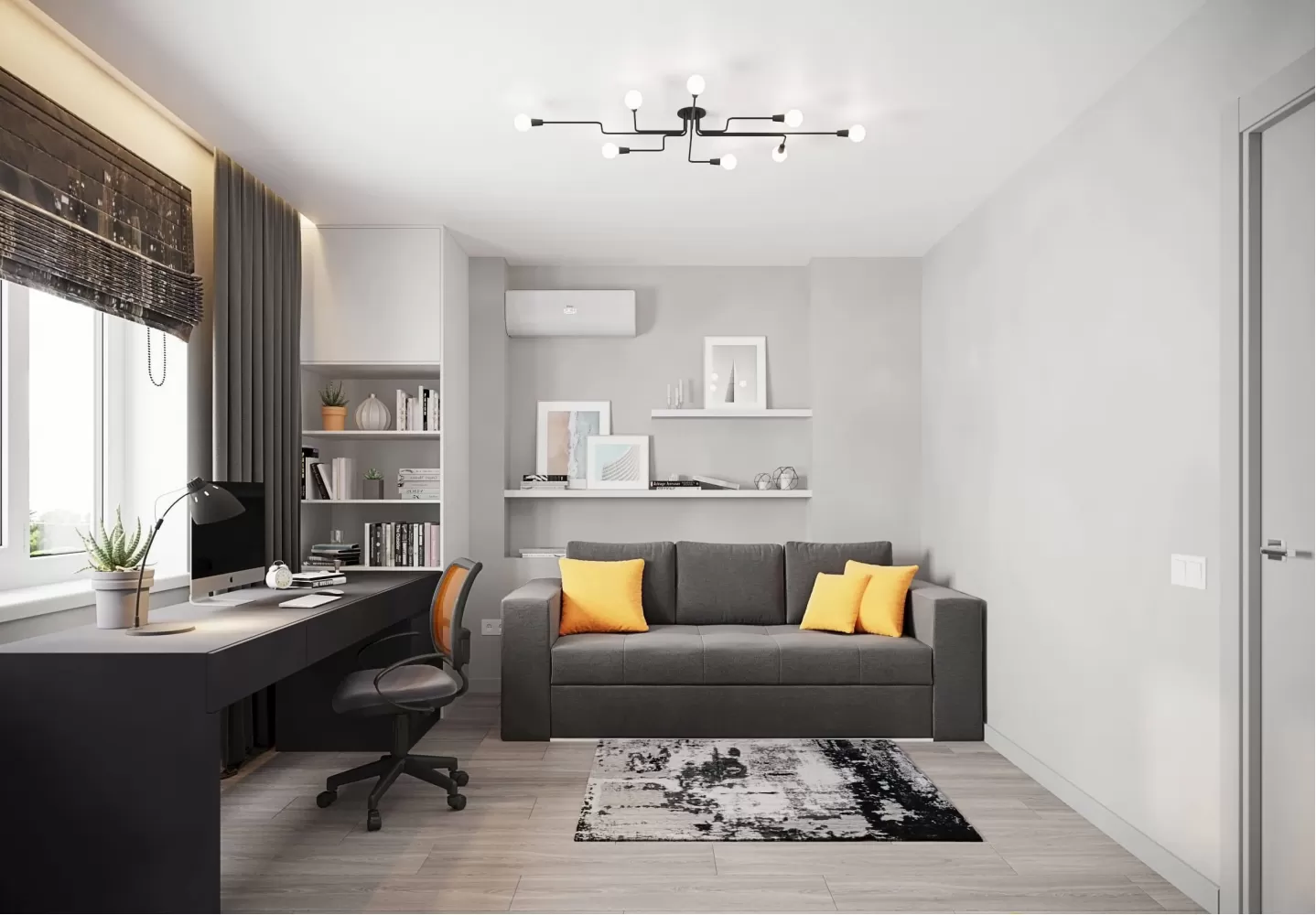 Дитяча-1 — Дизайн-проект 3-кімнатної квартири в ЖК Статус Груп, 106 м.кв — студія дизайну Inerior12