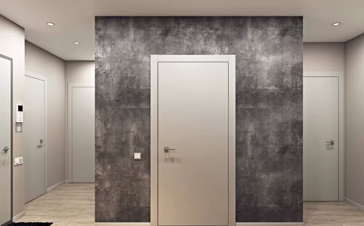 Коридор — Дизайн-проект 3-кімнатної квартири в ЖК Статус Груп, 106 м.кв — студія дизайну Inerior12