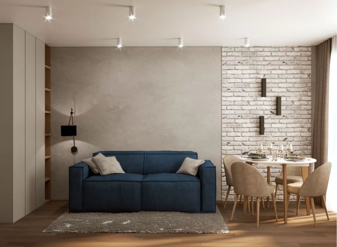 Кухня-гостиная – новое фото декоратора интерьера № 2328