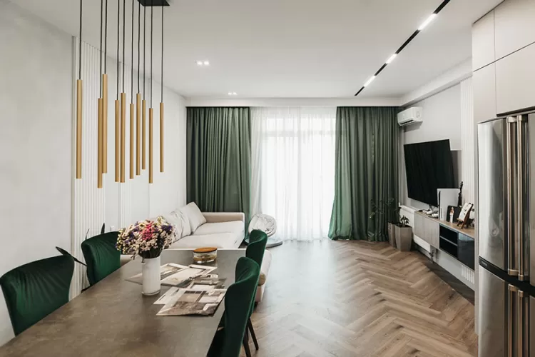 Кухня-гостиная – оригинальное фото дизайнера интерьера № 2261