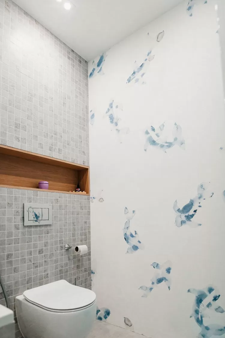 Детский санузел – качественное фото современного интерьера № 2260