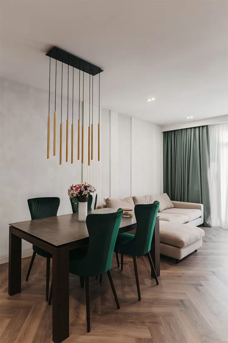 Кухня-вітальня – оригінальне фото стилю інтер'єру № 2262