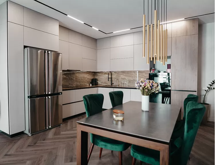 Кухня-гостиная – популярное фото декоратора интерьера № 2264