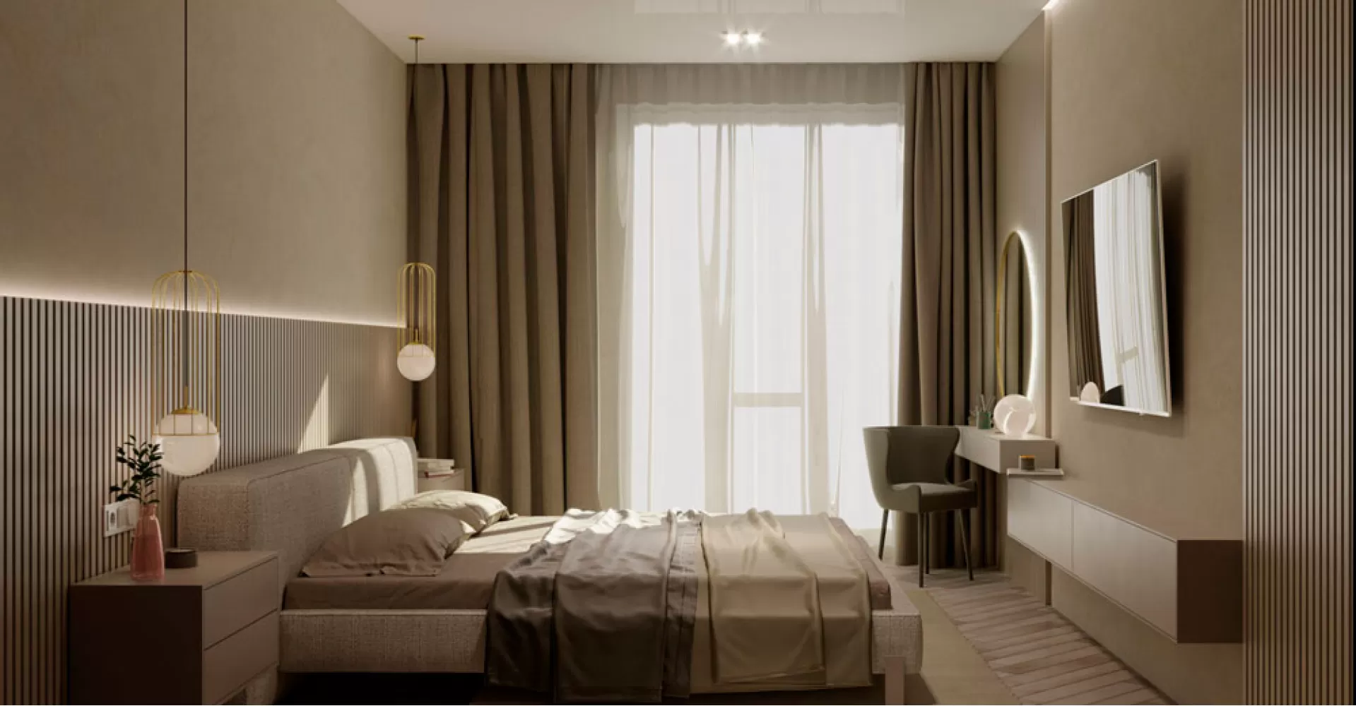 Спальня – красивое фото декоратора № 2280