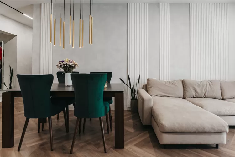 Кухня-вітальня – оригінальне фото будинку № 2267