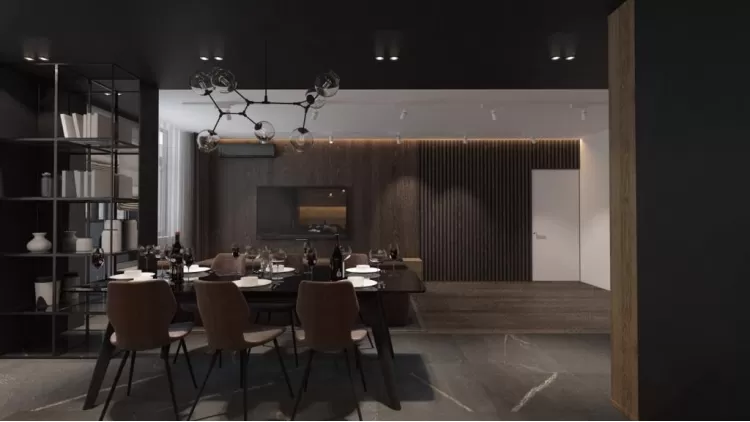 Студія в дизайн-проекті 2-х кімнатної квартири — Maksim Tsenkov