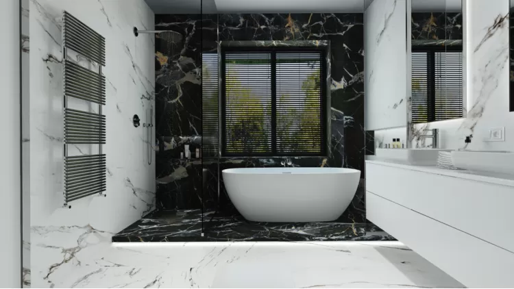 Фото інтер'єру: Ванна - Дизайн-проект 4-х кімнатної квартири - в ЖК Busov Hill - 348