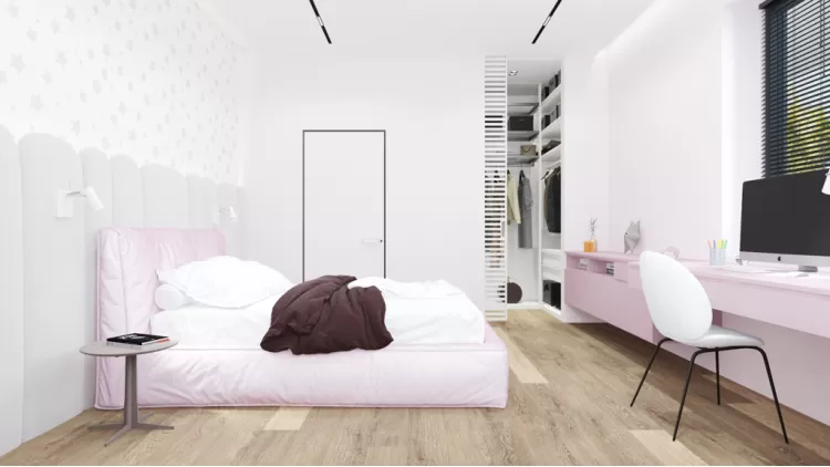 Детская в дизайн-проекте 4-х комнатной квартиры — в ЖК Busov Hill — Maksim Tsenkov