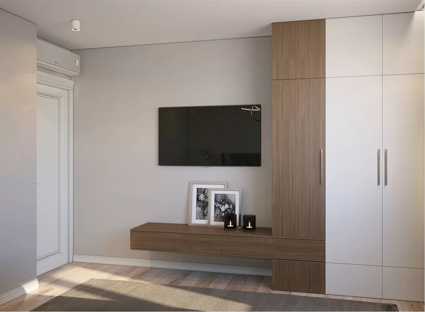 Спальня в дизайн-проекте квартиры  ЖК Viktori, 86 м.кв. — NS Interior Design