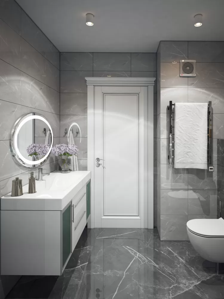 Фото дизайну: Санвузол – Дизайн-проект квартири у ЖК Victory V (2), 86 м.кв. – 944