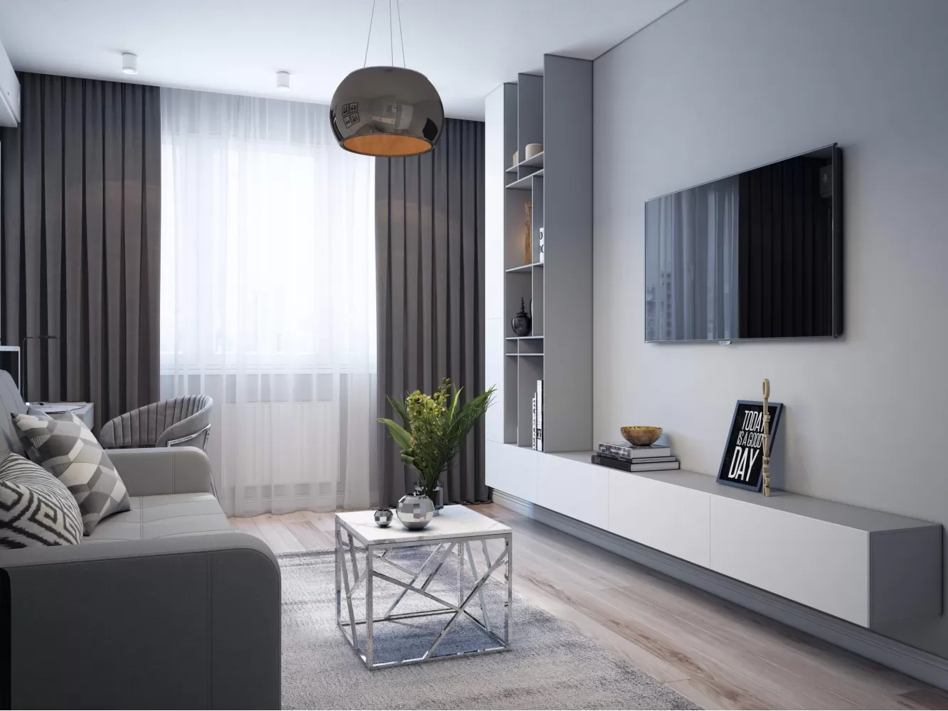 Детская в дизайн-проекте квартиры  ЖК Viktori, 86 м.кв. — NS Interior Design