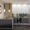 Кухня в дизайн-проекті квартири ЖК Файна Таун, 45м.кв — NS Interior Design
