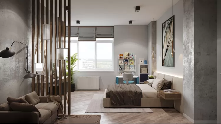 Спальня – фото интерьера № 1086