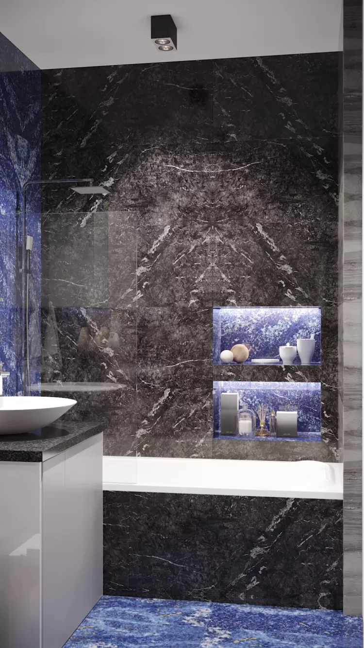 Фотографія: Санвузол - Дизайн-проект квартири в ЖК River Stone, 55 м.кв. – 1076