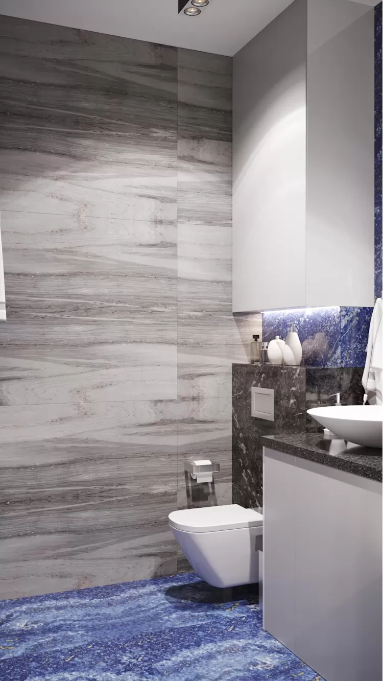 Санузел в дизайн-проекте квартиры  ЖК River Stone, 55м.кв — студия дизайна NS interior Design