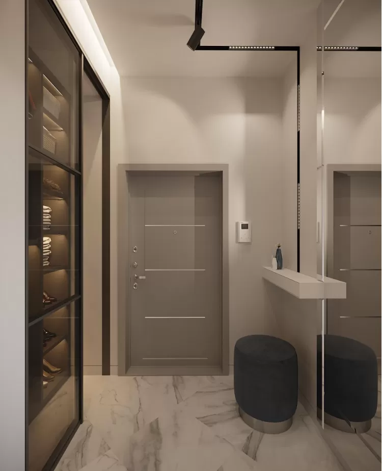 Дизайн передпокою у стилі мінімалізм