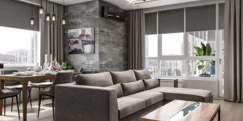 ЖК «Варшавский» - 120м²  Современный лофт