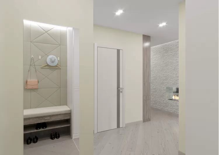 Холл в дизайн-проекте квартиры  ЖК Viktori, 86 м.кв. — NS Interior Design