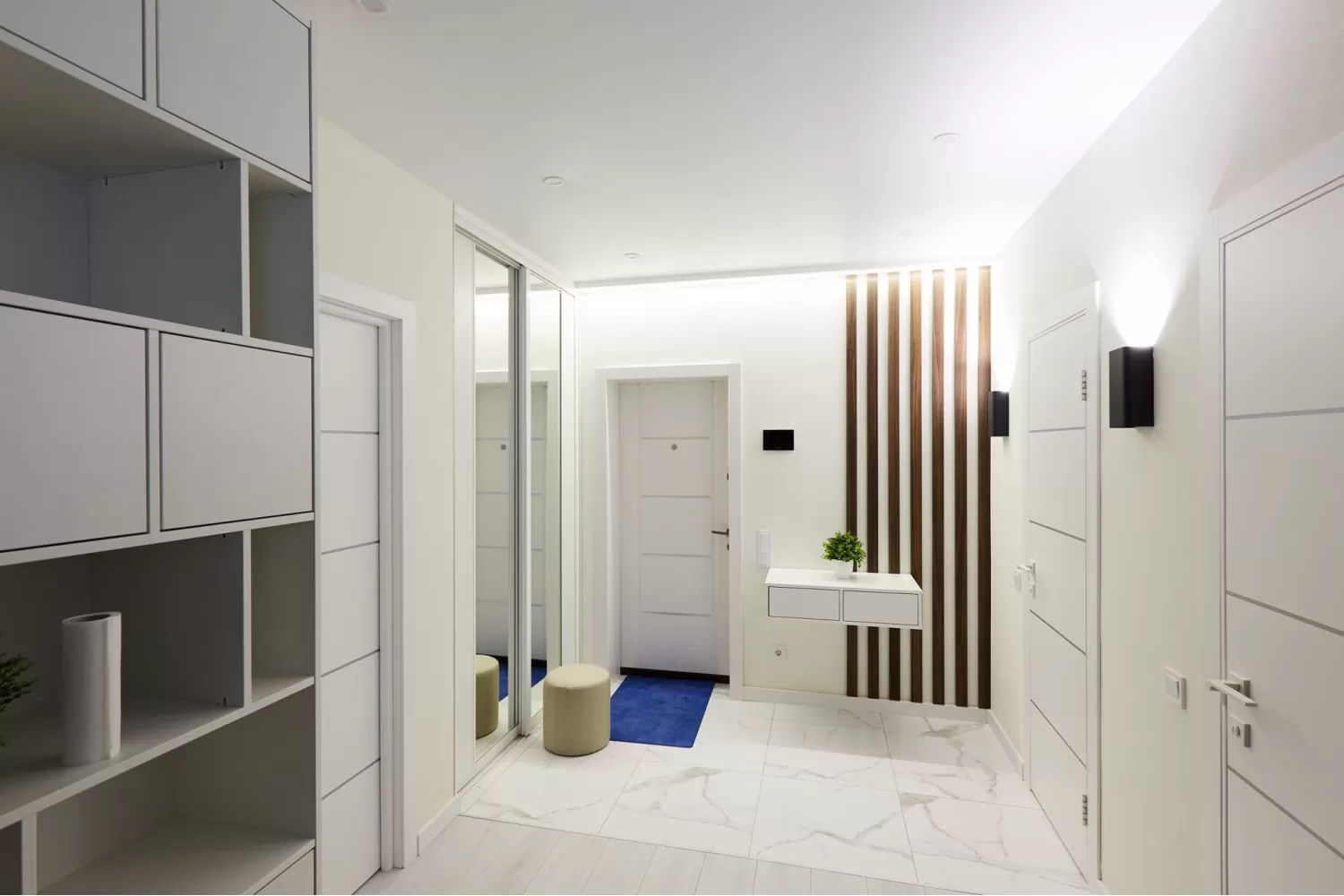 Передпокій в дизайн-проекті 1-кімнатної квартири в ЖК Козацький - 46м.кв. - NS Interior Design