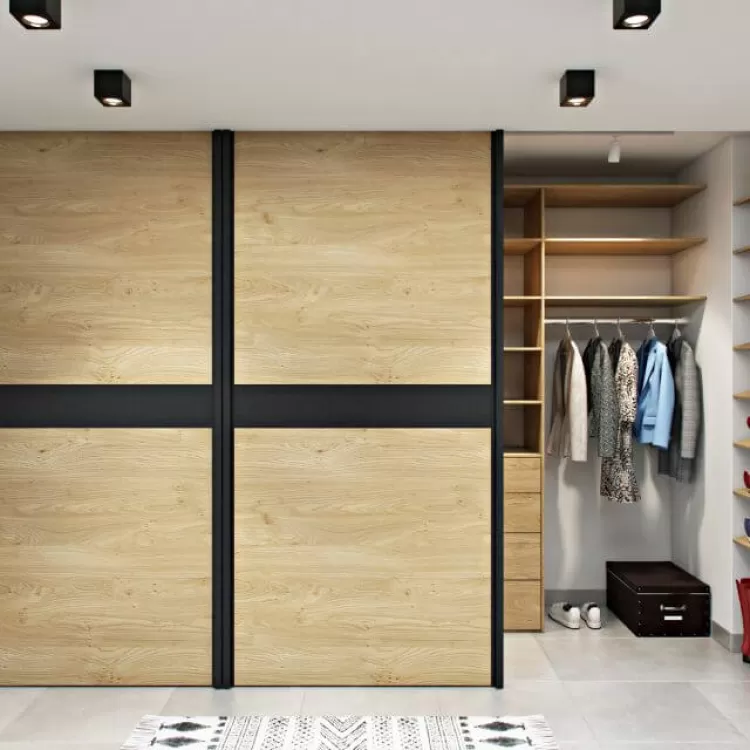 Гардеробна в дизайн-проект 1 кімнатної квартири ЖК Династія, 49 м.кв — Надія Власенко