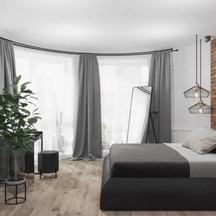 Спальня в дизайн-проект 2-квартиры ЖК Новомостицкий, 91м.кв — Надежда Власенко