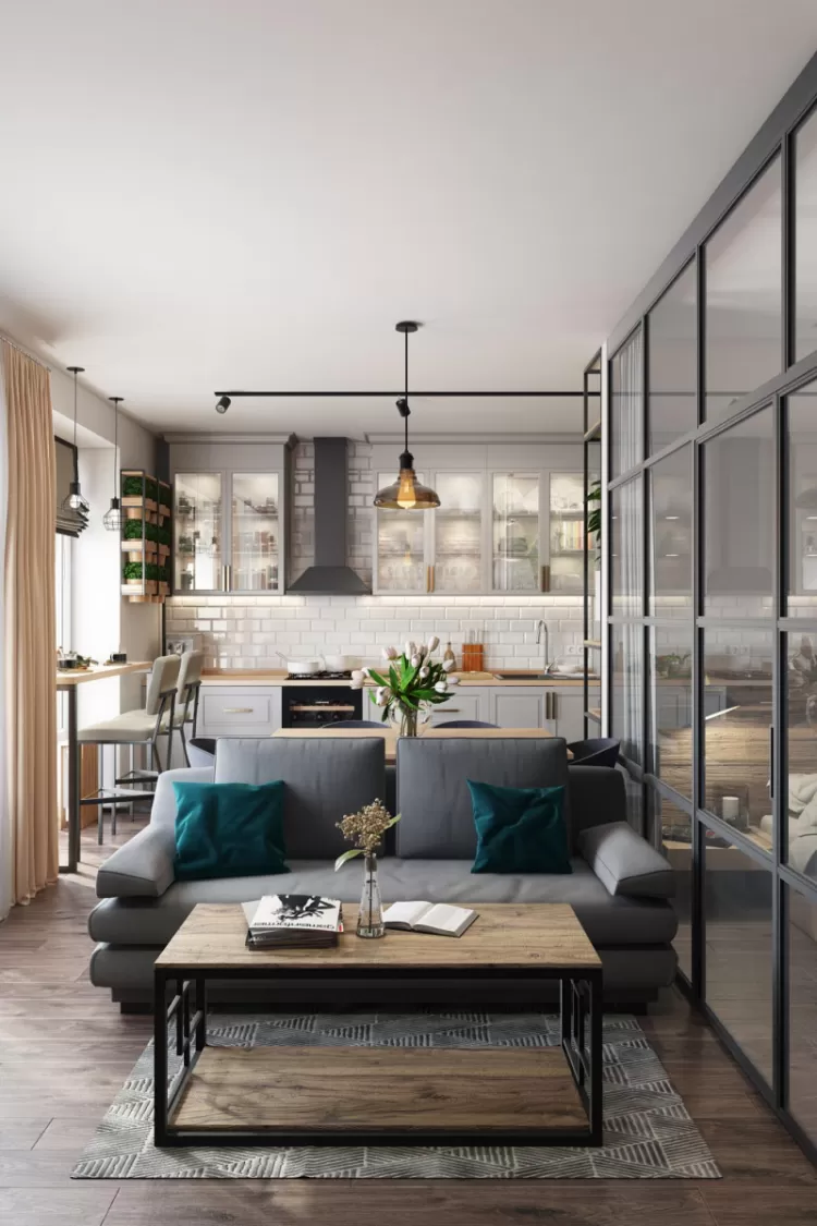 Вітальня-студія – чудове фото фото-ідея № 86