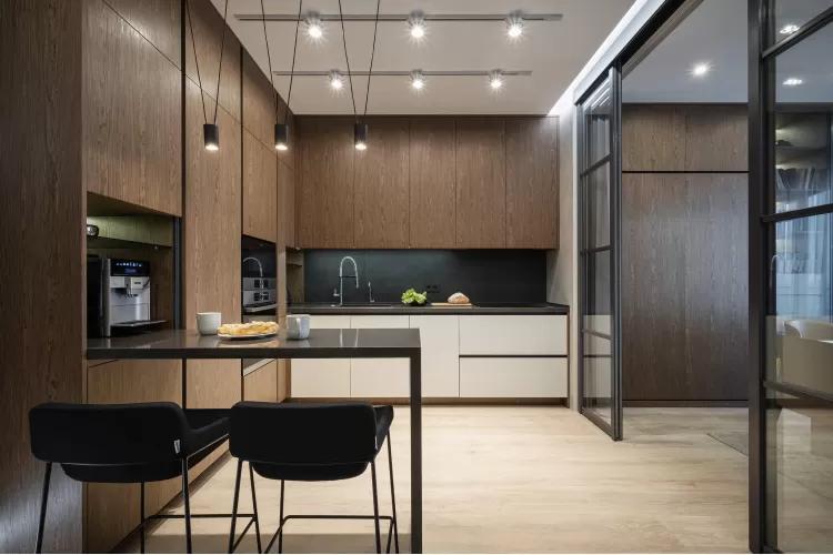 Кухня - Дизайн-проект 3-кімнатної квартири "Два Француза" у ЖК Alter Ego, 81м.кв — студія дизайну Novoselskiy Design