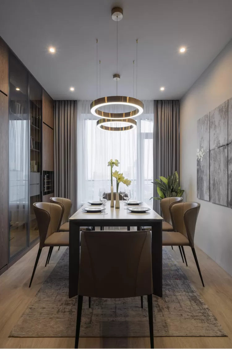 Обідня зона - Дизайн-проект 3-кімнатної квартири "Два Французи" у ЖК Alter Ego, 81м.кв — студія дизайну Novoselskiy Design