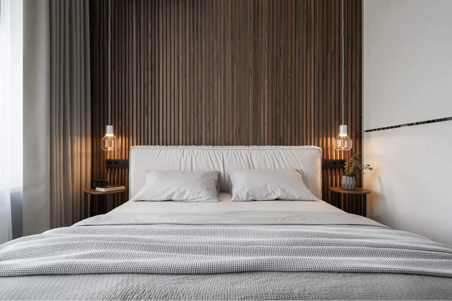 Спальня — Дизайн-проект 3-комнатной квартиры "Два Француза" в ЖК Alter Ego, 81м.кв — студия дизайна Novoselskiy Design