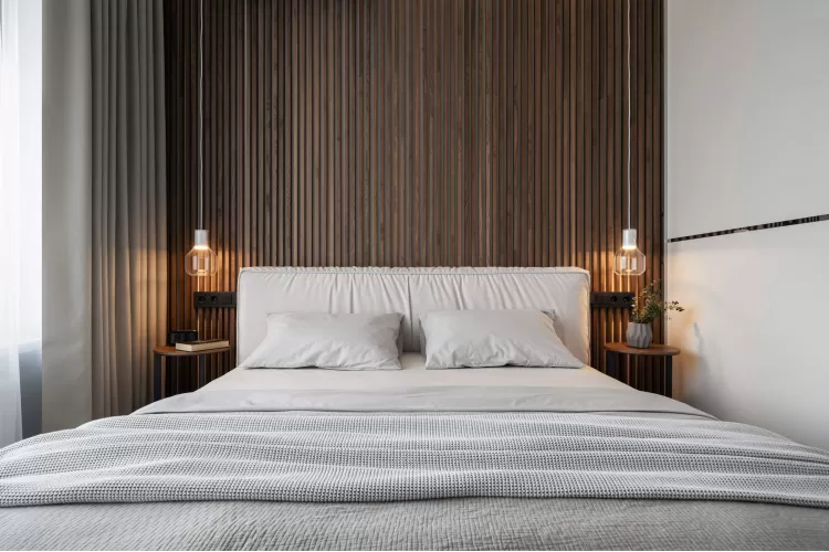 Спальня — Дизайн-проект 3-комнатной квартиры "Два Француза" в ЖК Alter Ego, 81м.кв — студия дизайна Novoselskiy Design