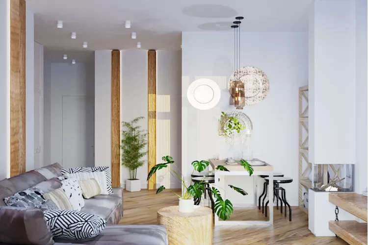 Вітальня – нове фото ремонту № 1722