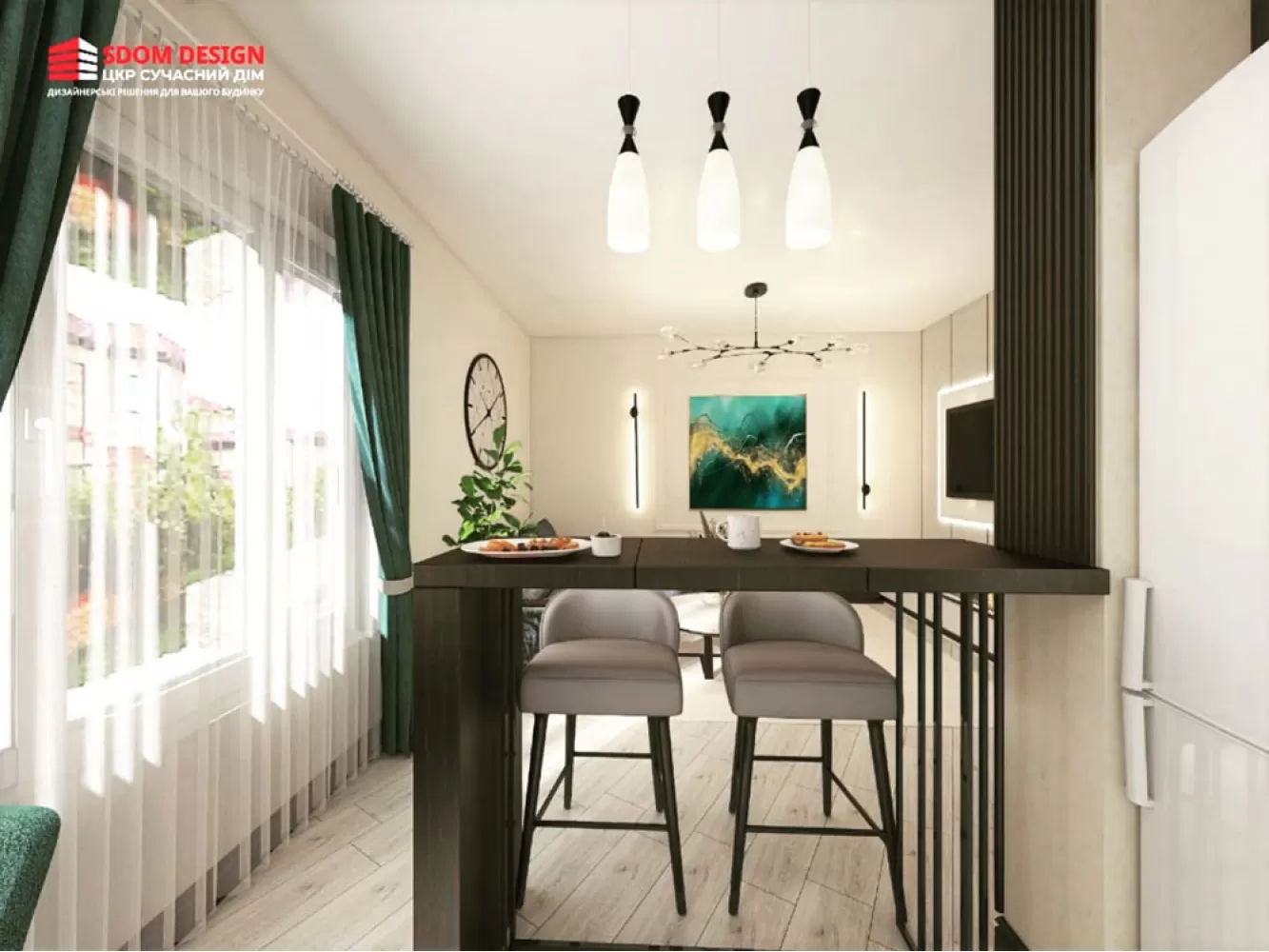 Кухня-гостиная – лучшее фото дизайнера № 2335