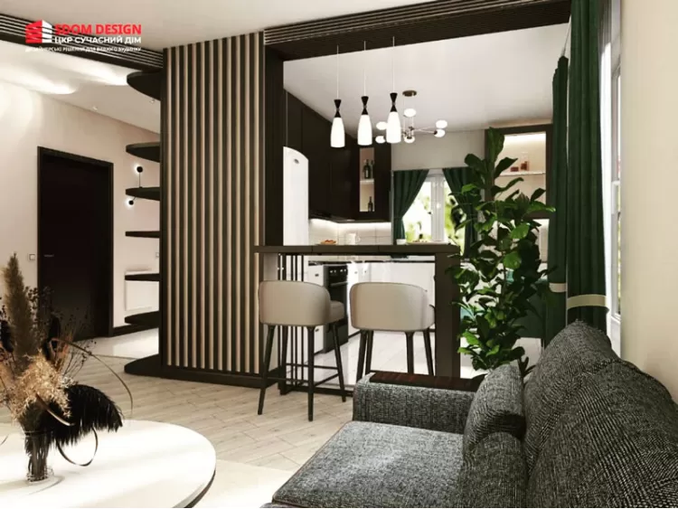 Кухня-вітальня – якісне фото portes № 2336