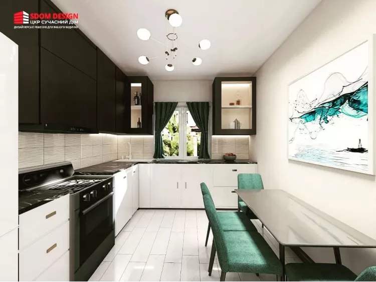 Кухня-гостиная – популярное фото идеи для дизайна № 2337