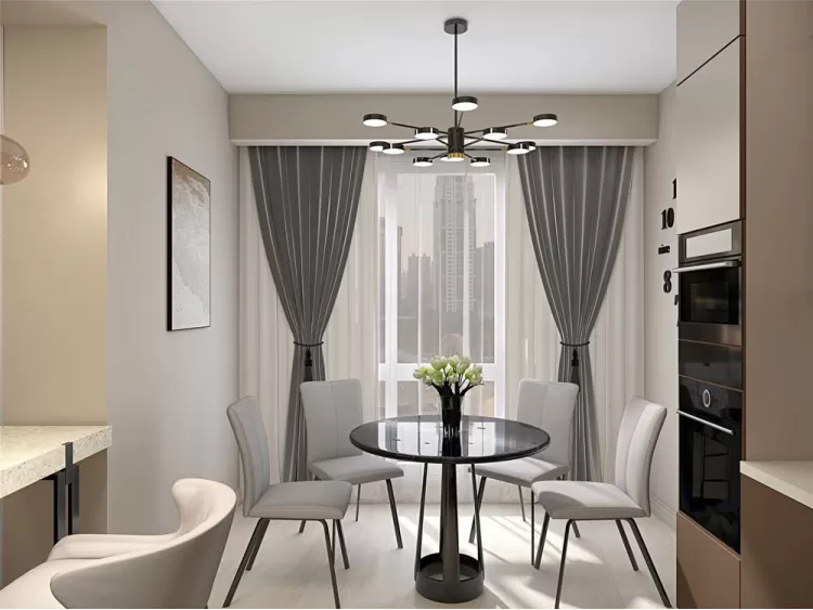 Кухня-вітальня – оригінальне фото дизайнера № 2340