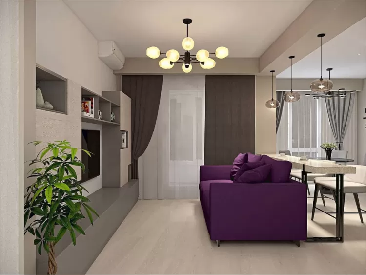 Кухня-гостиная – красивое фото дизайна № 2341