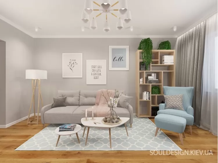 Гостиная – оригинальное фото проекта № 2420