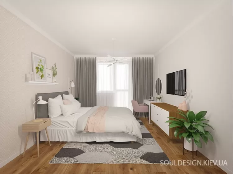 Спальня – оригинальное фото дома № 2424