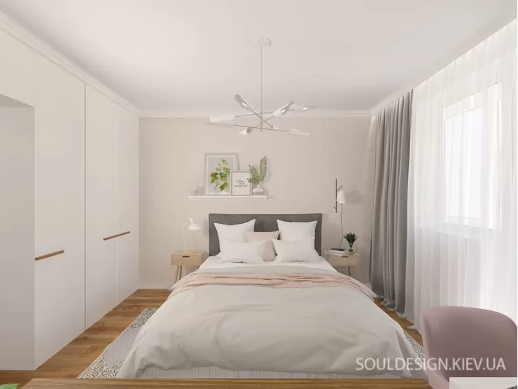 Спальня – популярное фото современного интерьера № 2425