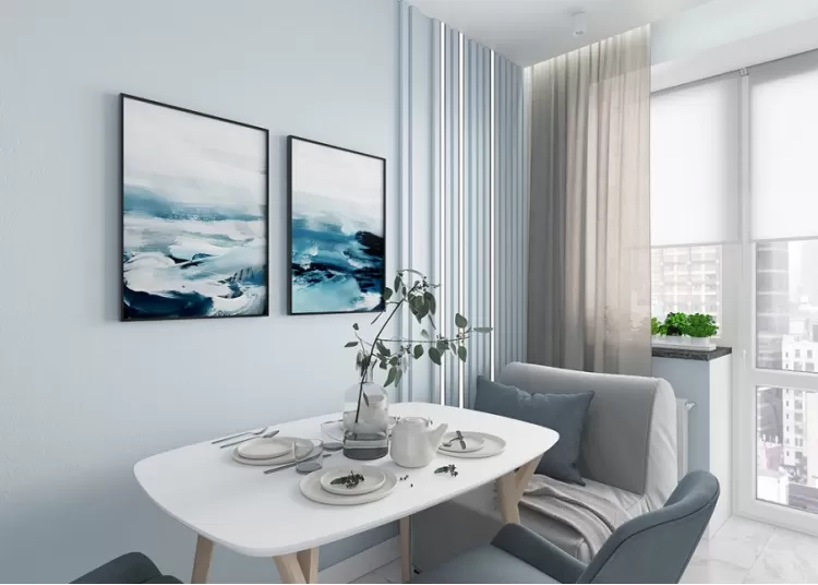 Кухня-вітальня – гарне фото дизайнера інтер'єру № 2381