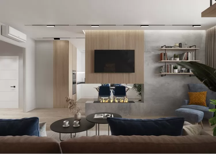 Кухня-вітальня – нове фото дизайну № 2397