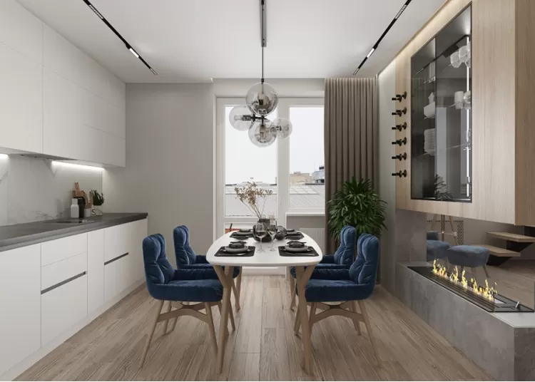 Кухня-гостиная – красивое фото декоратора № 2403