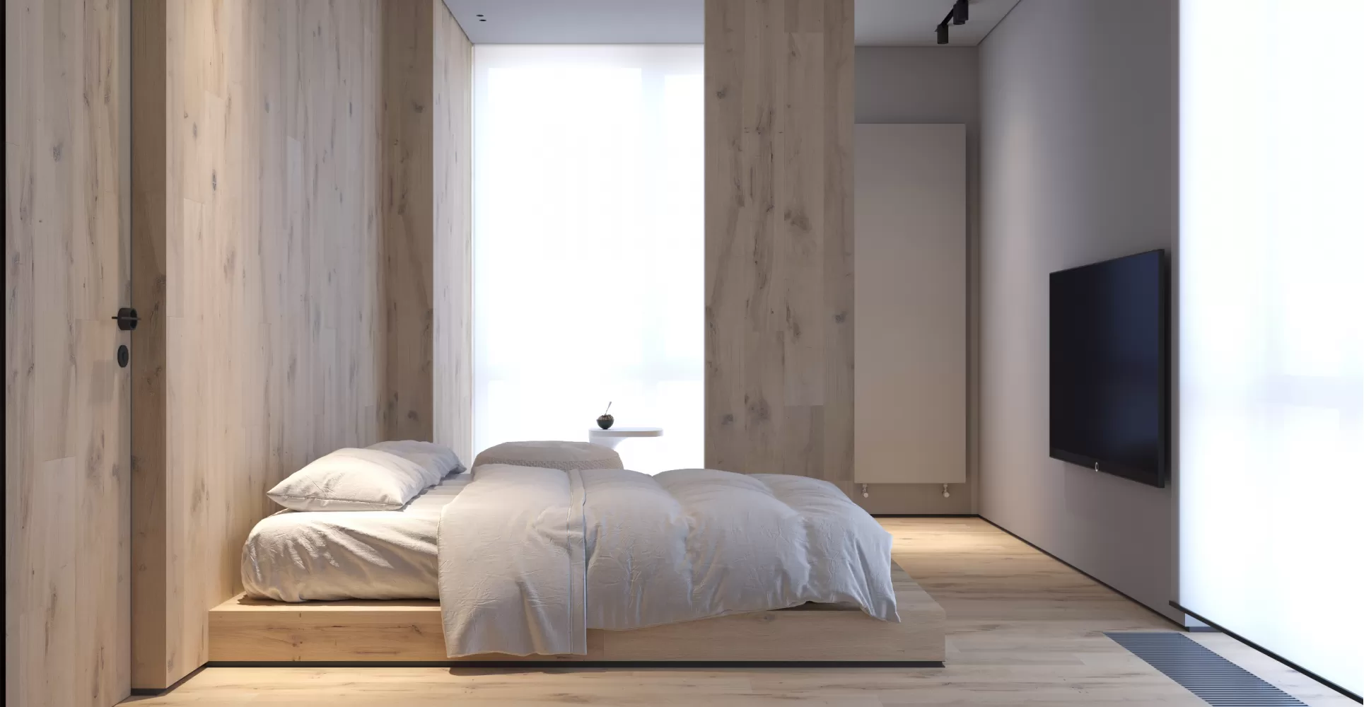 Спальня в стиле минимализм