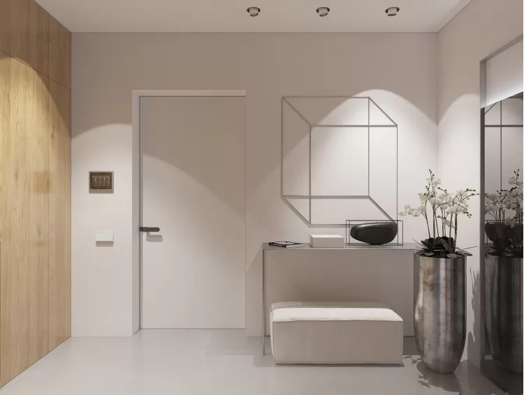 Хол у білому кольорі