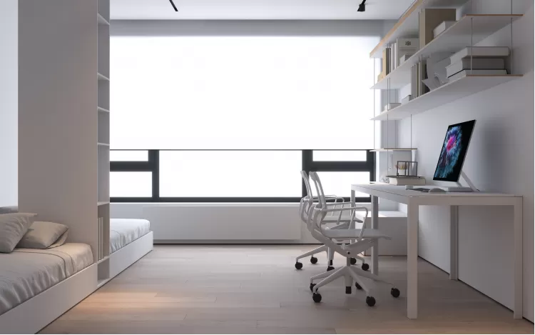 Рабочая зона в детской комнате