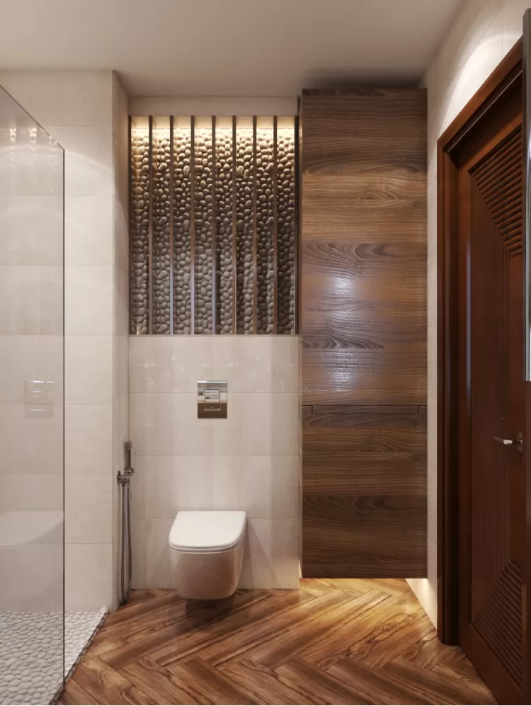 Санузел — Дизайн-проект 2-комнатной квартиры "Жить в лесу" —  Zlata Perevozova